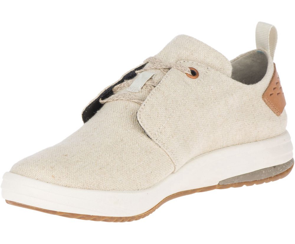 Merrell Sneakers Dame - Gridway Lærred - Beige - JBC560817